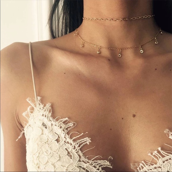 Jewelry - • Marley • Link + Gem Layered Necklace